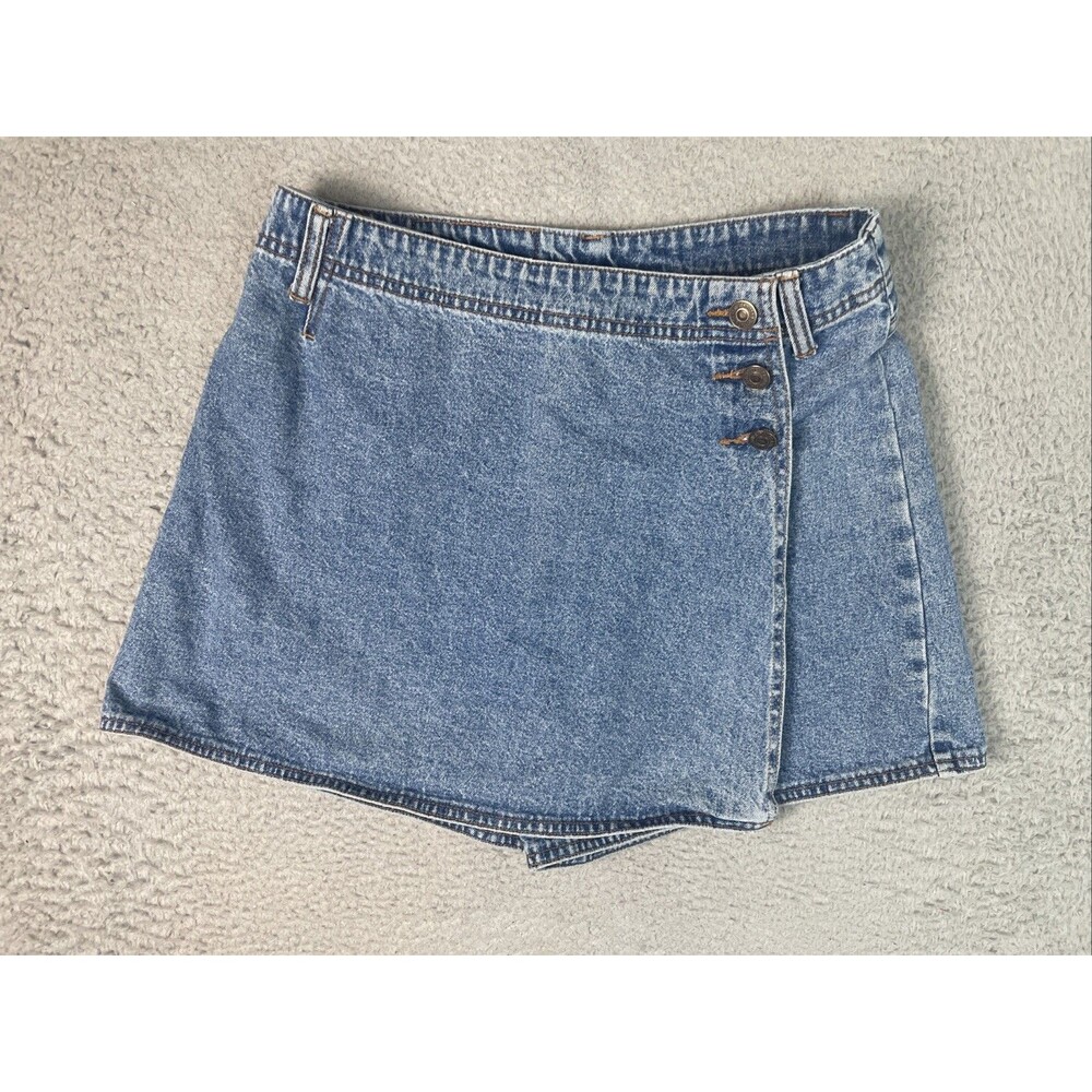Vintage Levis Jean Shorts Skirt 36980-6120 Womens 10 Medium (28x3.5) Blue